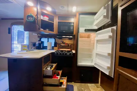 Fully stocked and ready for adventure! Jayco jay flight Travel Trailer We strive to provide most everything needed for a worry-free trip so you won’t stress about “we forgot to pack the…!” 