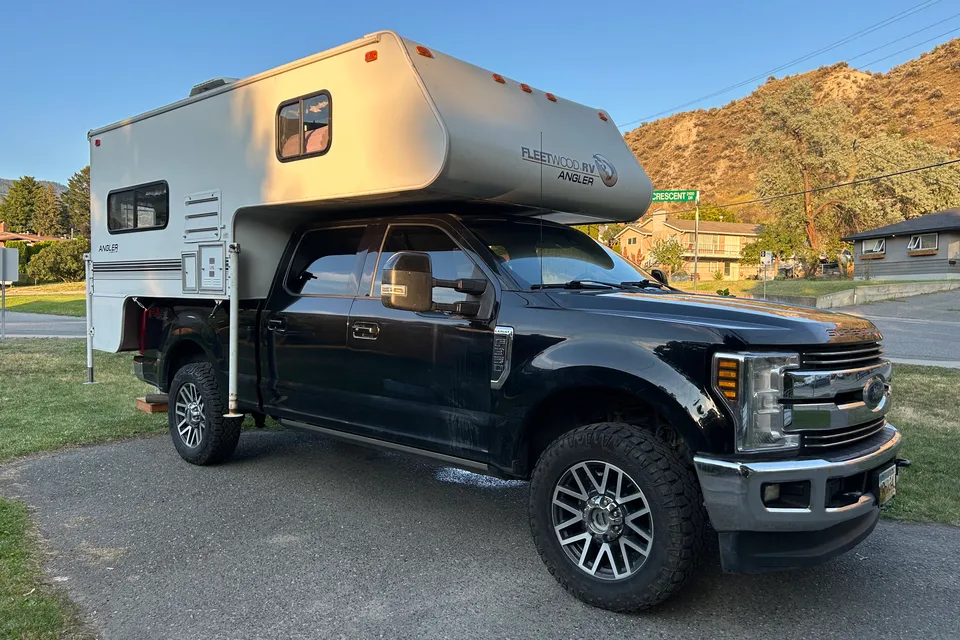 Buck Blue Truck Camper