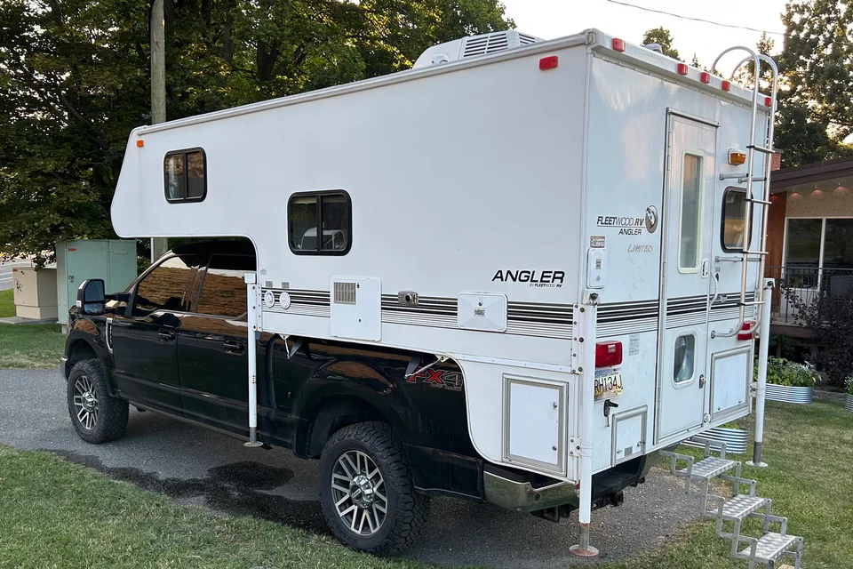 Buck Blue Truck Camper