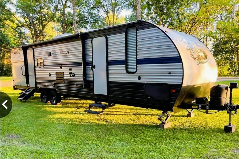 Ryan 's Forest River Cherokee Grey Wolf Bunkhouse 