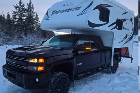 2018 chevrolet silverado diesel with 2018 adventurer 89rb Adventurer 89rb Truck Camper