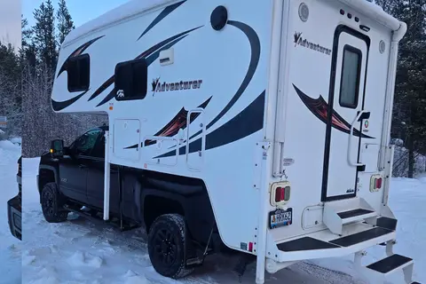 2018 chevrolet silverado diesel with 2018 adventurer 89rb Adventurer 89rb Truck Camper