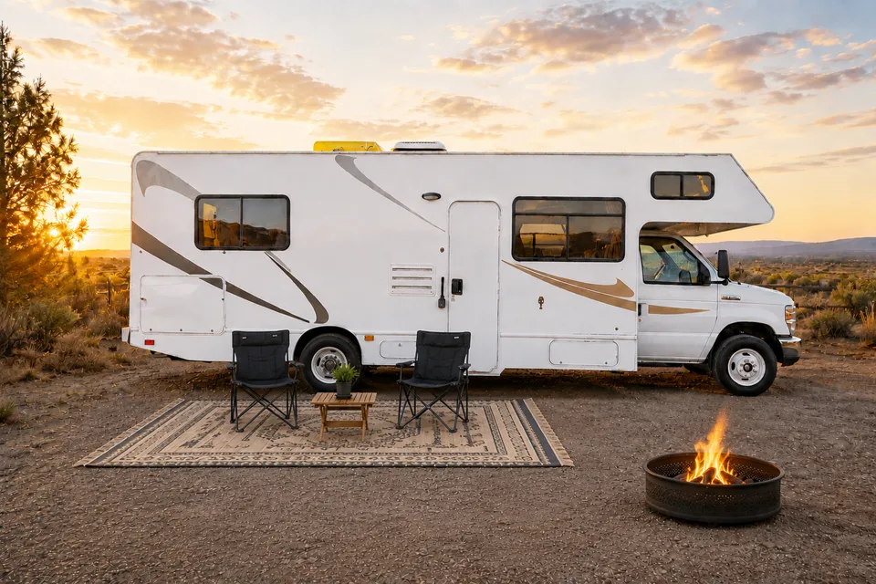 (#1) Las Vegas RV Rental – Class C Motorhome Sleeps 8, Burning Man