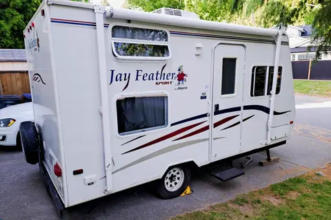 tom's Jayco Jay Feather Sport Travel Trailer
