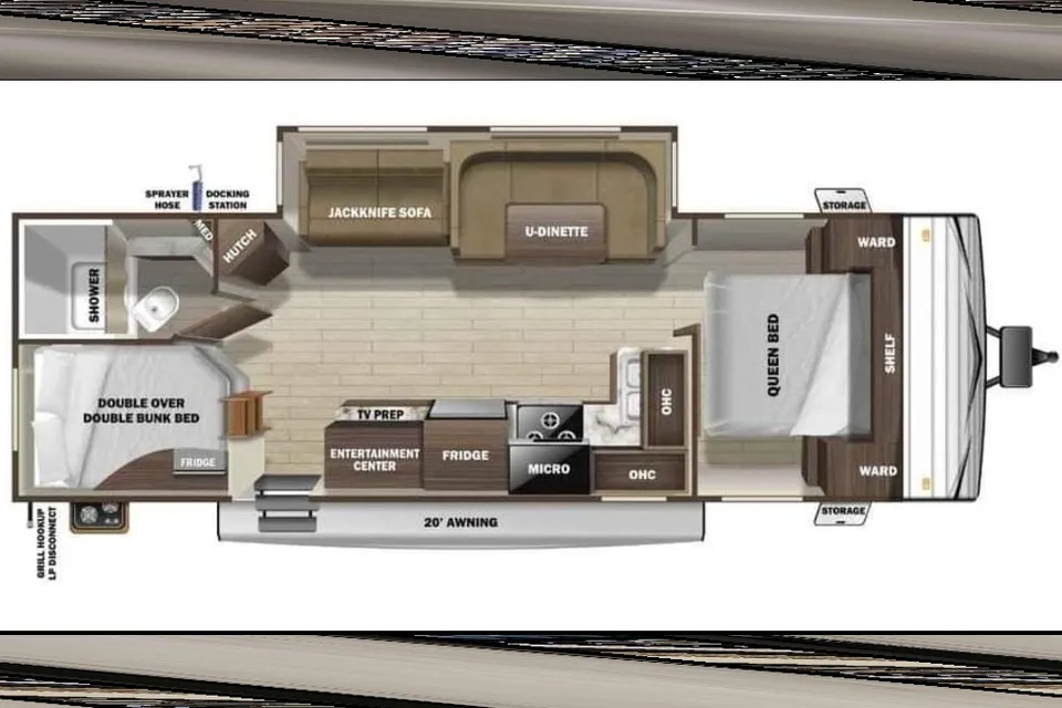 Highland Ridge RV Open Range 282 BHS Travel Trailer