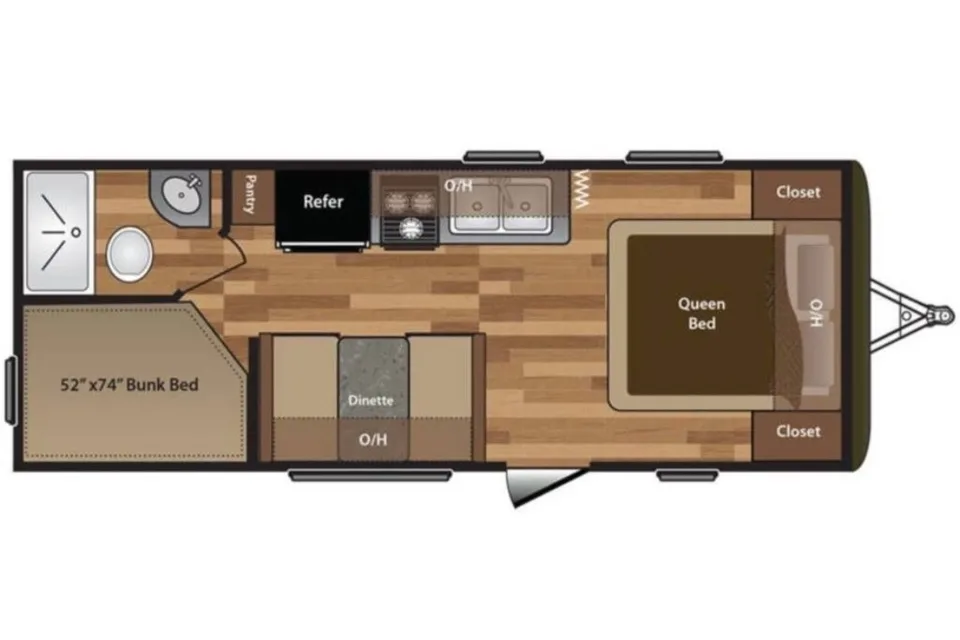 Home away from home Keystone Hideout 212lhs Travel Trailer