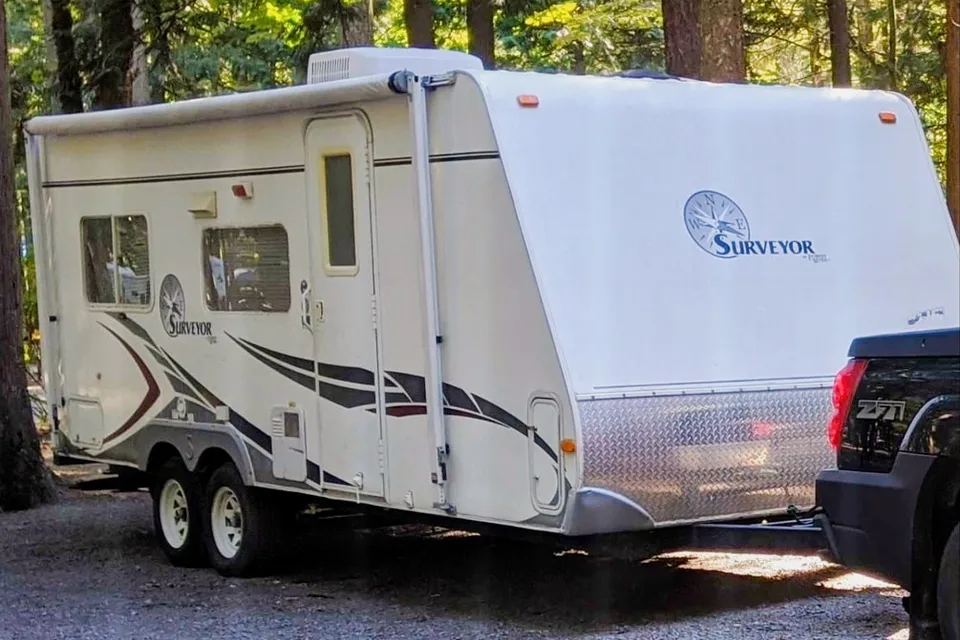 Just the basics - Forest River Surveyor Travel Trailer