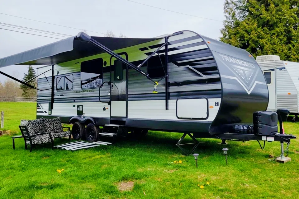 2022 Grand Design Family Glamping | Premium Trailer | Sleeps 6 | Boondocking with Extra Solar