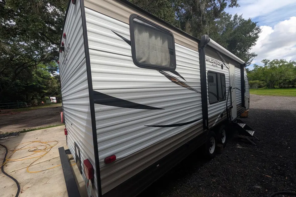 Hector's Hideout Forest River Wildwood X-Lite Travel Trailer