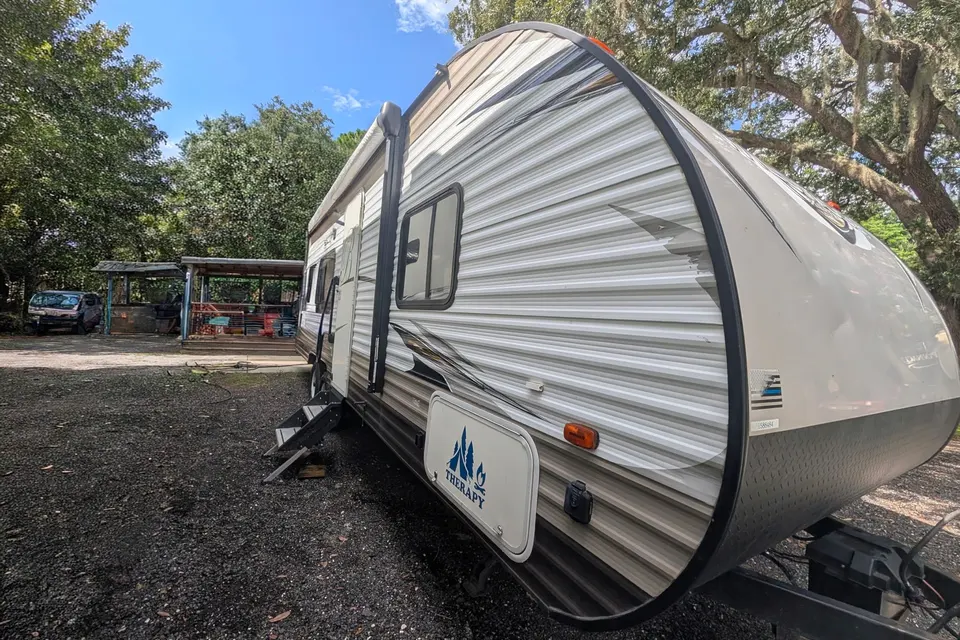Hector's Hideout Forest River Wildwood X-Lite Travel Trailer