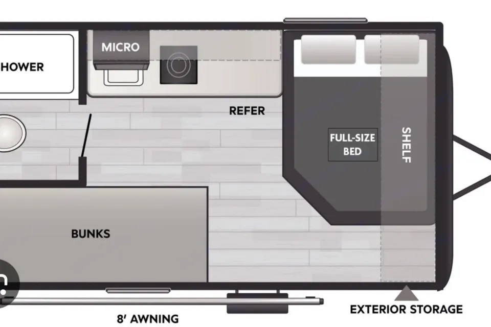 Javier's Coleman 13b Travel Trailer
