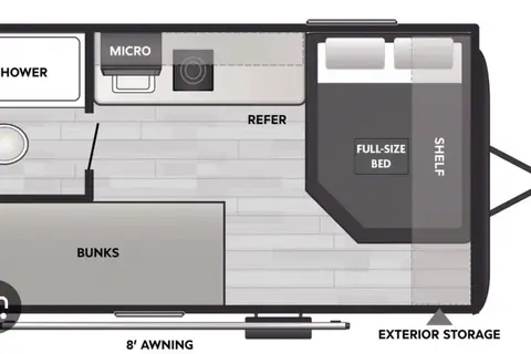 Javier's Coleman 13b Travel Trailer