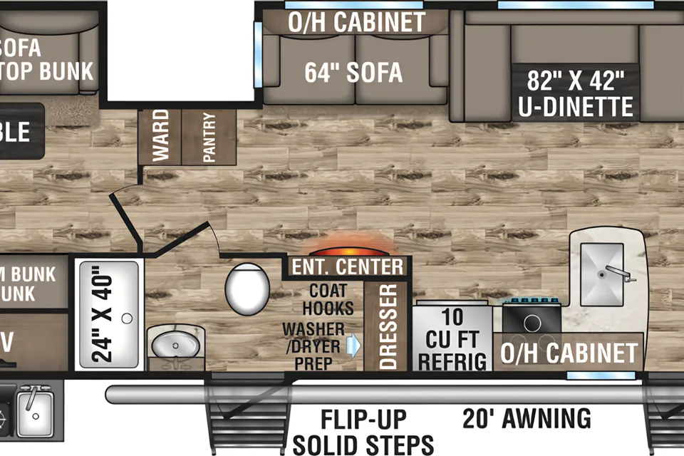 "The Haven" 2BR/1BA with upgraded memory foam beds