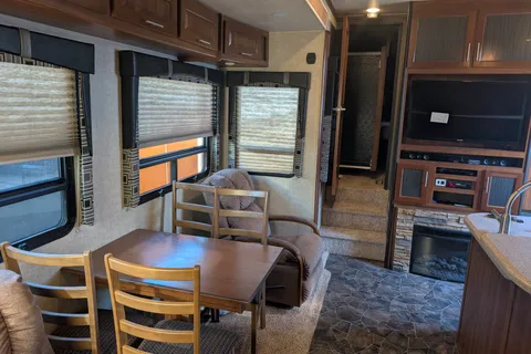 Sean's 5th wheel Keystone Fuzion Toy Hauler