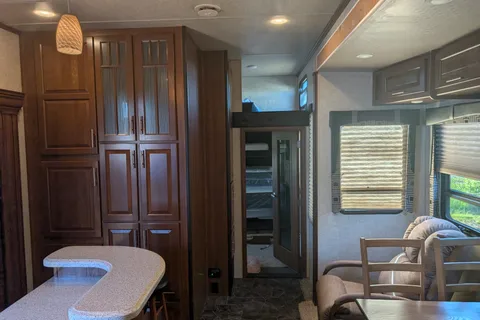 Sean's 5th wheel Keystone Fuzion Toy Hauler