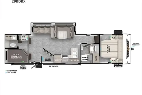 Luxurious 2023  2BR 1-1/2 Bath Trailer