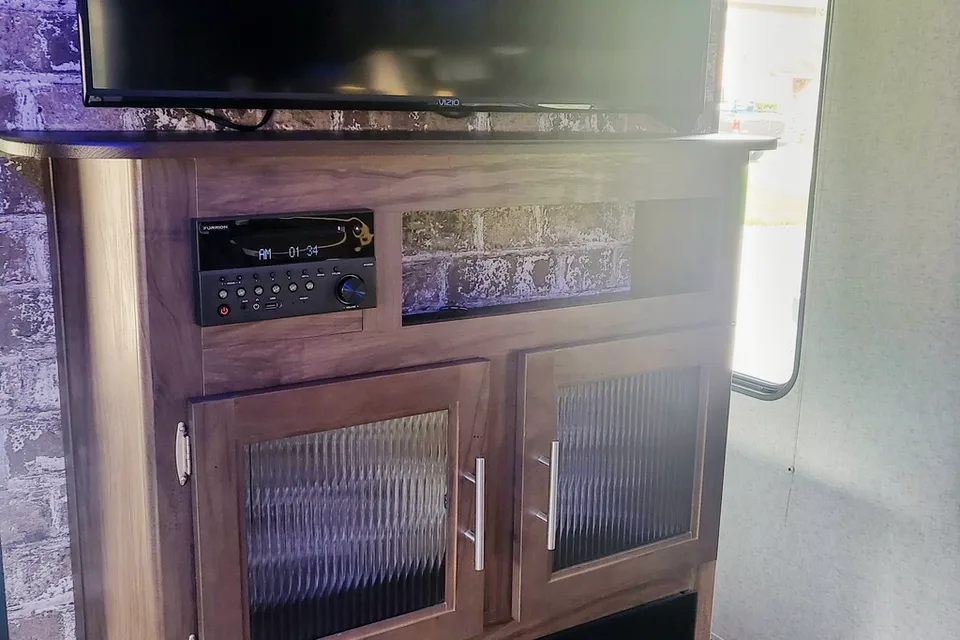 Andrea's Cherokee  Grey wolf Travel Trailer