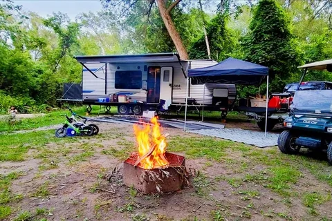 Foldesi’s 2020 Coachmen Catalina Trail Blazer 26t Toy Hauler