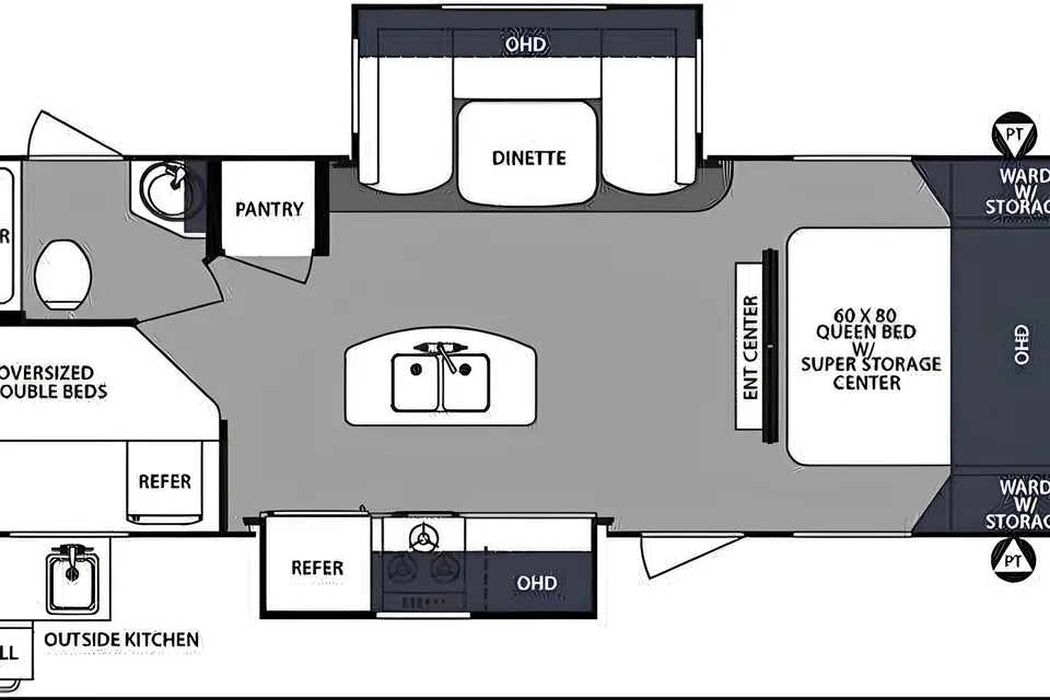 Spacious Bunkhouse - Pet Friendly - Off Grid