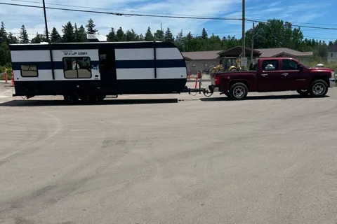 Affordable easy to tow family camper