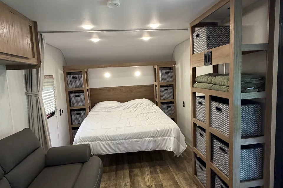 Affordable easy to tow family camper