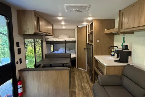 Affordable easy to tow family camper