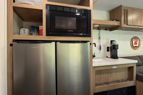 Affordable easy to tow family camper