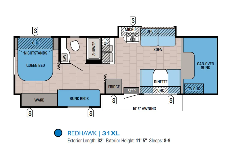 Ryker's Jayco Redhawk 2016