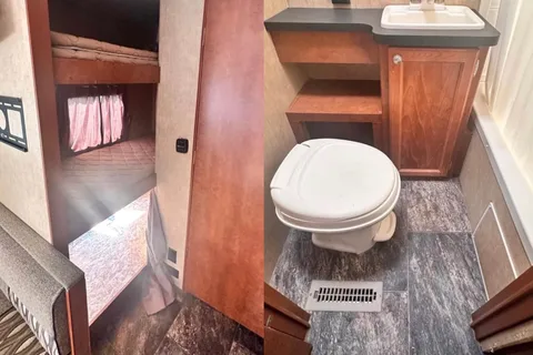 Rey’s Shasta Revere Travel Trailer 7 Sleeps for Family