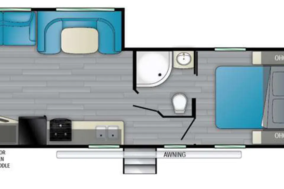 HUNTS PROWLER RV 32' SLEEPS 6