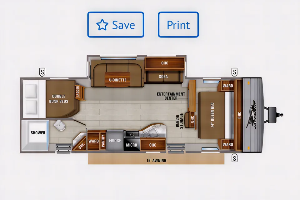 David's Jayco Jay flight 28BHBE Travel Trailer