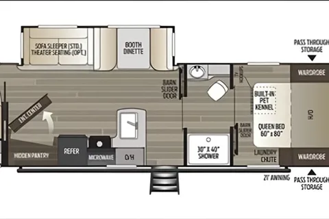 Chris's Keystone Outback ultra lite 291UBH Travel Trailer