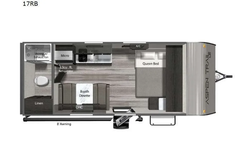 Carefree's Dutchmen Aspen Trail Mini 17RB Travel Trailer