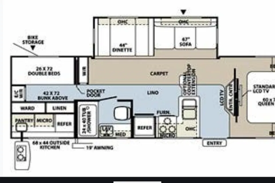 Archie's travel trailer