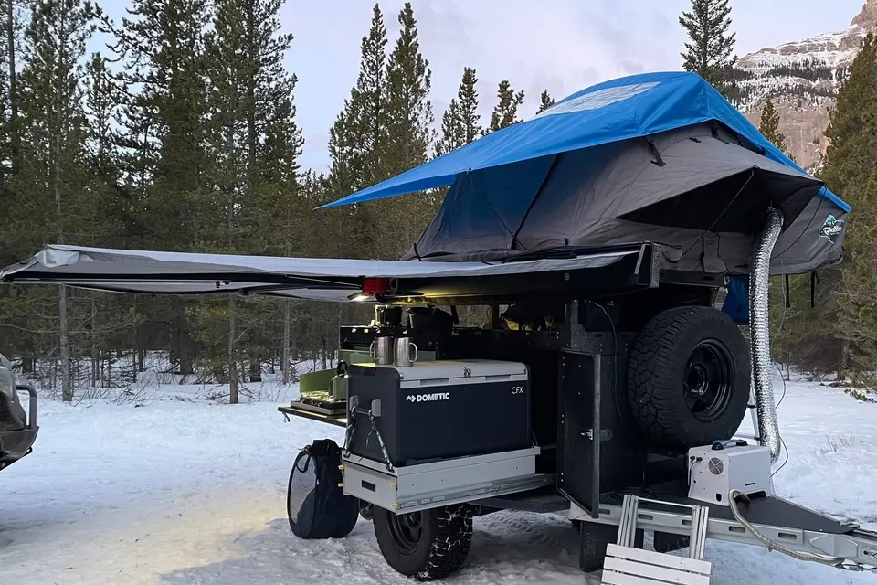 Jason's and Shar's Overland Trailer Micro Trailer