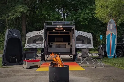 Min Toy Hauler Intech Flyer Explore Overland Trailer - Sleeps 4!