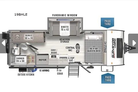 Amanda's Forest River Surveyor 19BHE Travel Trailer