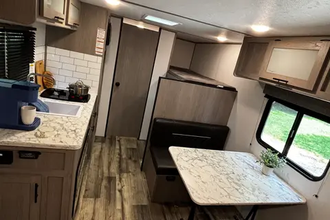 Michael's Coleman lantern LT Travel Trailer