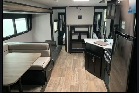 Ashley's Forest River Grey Wolf Black Label Travel Trailer