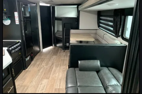 Ashley's Forest River Grey Wolf Black Label Travel Trailer