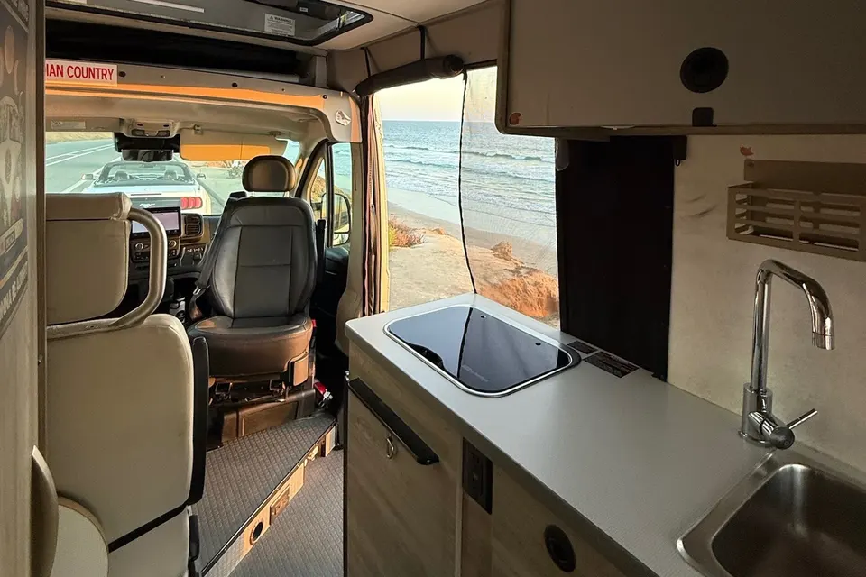 ☀️ Ultimate SoCal Gearhead Van | Winnebago Solis 59PX (Sleeps 4, Generator, AC & Garage)