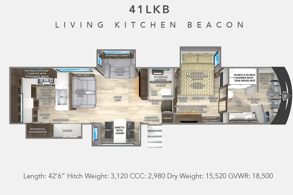 BEACON Upscale w/ King Bed, Residential Kitchen 1.5 Baths & W/D