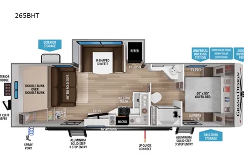 Seb's Grand Design Transcend 265bht Travel Trailer