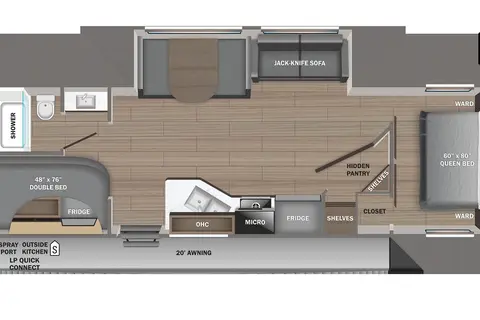 Fireside's "High Flyer" 2025 Jayco Jay Flight SLX 32' 263BHS Bunkhouse
