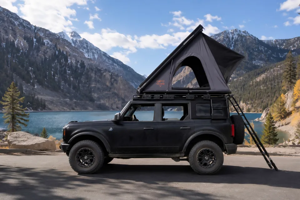 Bronco + NEW Rooftop Tent + Optional Tent A/C