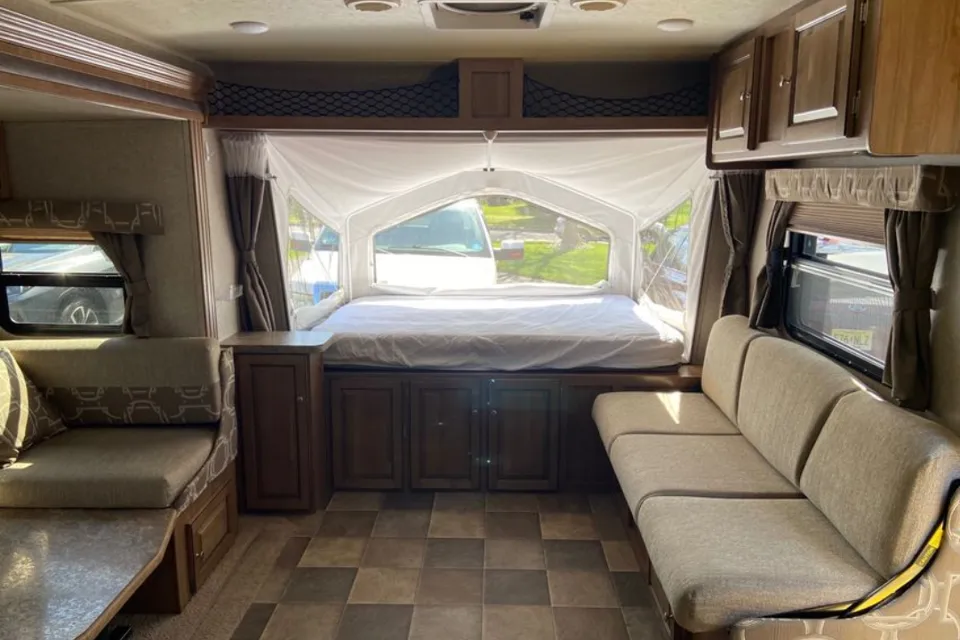 Dave & Maureen's Forrest river shamrock 233s hybrid convertibleTravel Trailer