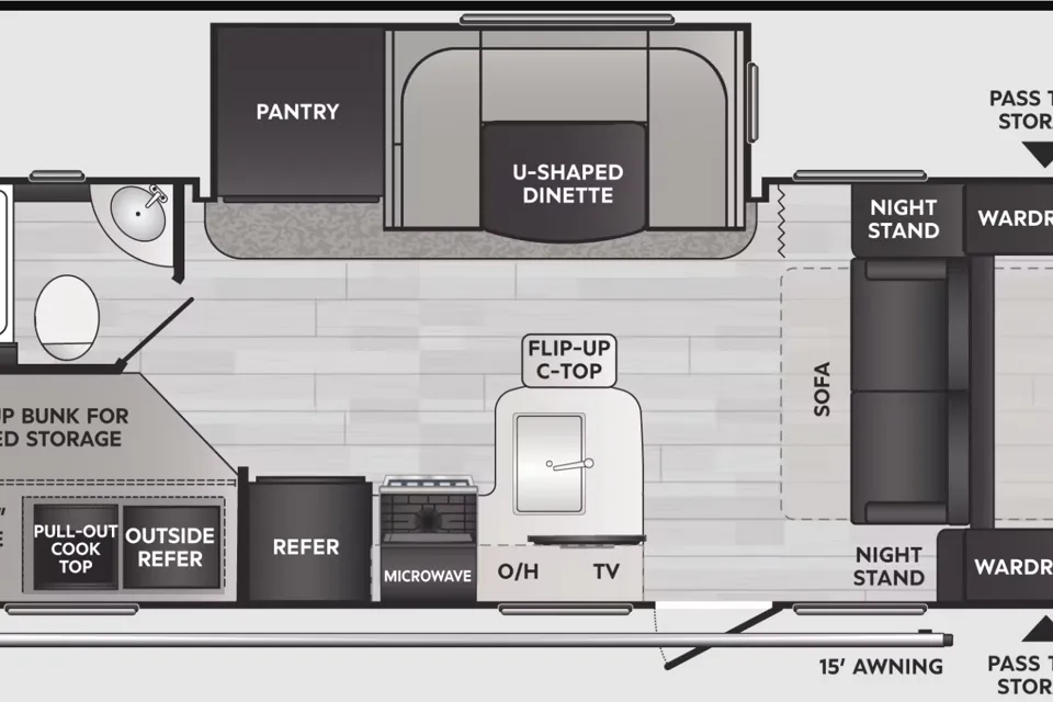 Family Friendly Keystone Passport Travel Trailer