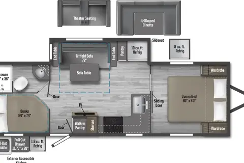 "Star-Lord" 2024 Winnebago 2301BHS Travel Trailer