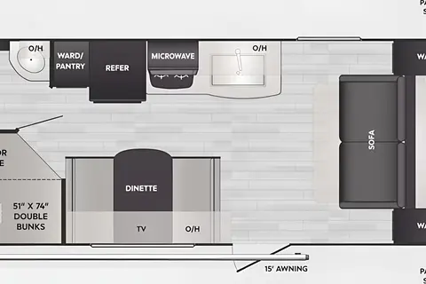 Brand new Keystone 25ft trailer. This is glamping!
