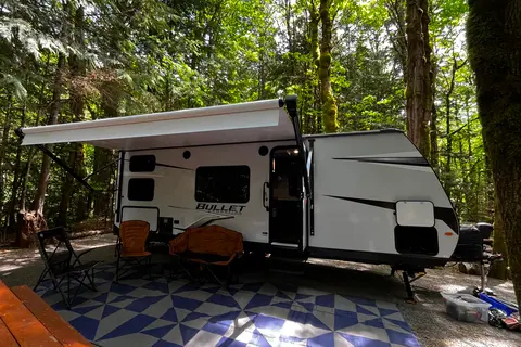 Brand new Keystone 25ft trailer. This is glamping!